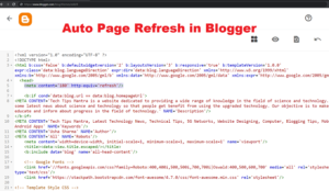 How to Increase Page Views with Auto Refreshers in Blogger | Auto Page Refresh in Blogger
